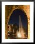 Fountain And Water Wheel On The Orontes River At Night, Hama, Syria, Middle East by Christian Kober Limited Edition Print