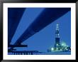 Alaska Oil Pipeline And Oil Rig At Night by Kenneth Garrett Limited Edition Print
