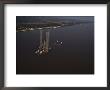 Aerial View Of What Appears To Be The Legs Of A Bridge Or Oil Platform by Ira Block Limited Edition Print