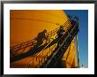 A Workman Climbs A Stairway On A Petroleum Storage Tank by Sisse Brimberg Limited Edition Print