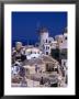 Traditional Village Houses, Stairs And Windmill, Oia, Santorini Island, Greece by Diana Mayfield Limited Edition Print