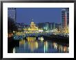 Half Penny Bridge And Custom House, Dublin, Ireland by Jon Arnold Limited Edition Print