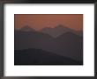Superstition Mountains Silhouetted At Sunset by Raymond Gehman Limited Edition Print