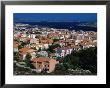 Looking Over Town To Isola Caprere In Distance, Sassari, Maddalena, Sardinia, Italy by Dallas Stribley Limited Edition Print