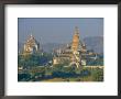 Ananda And Thatbyinnyu Pahtos (Temples), Old Bagan (Pagan), Myanmar (Burma) by Gavin Hellier Limited Edition Print