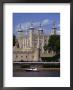 A Police Launch On The River Thames, Passing The Tower Of London, England by David Hughes Limited Edition Print