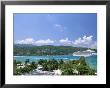 Cruise Ship Docked At Ocho Rios Bay, Ocho Rios, Jamaica, West Indies, Central America by Sergio Pitamitz Limited Edition Print