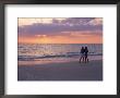 Two Friends On Beach At Sunset, Captiva Island, Fl by Roger Leo Limited Edition Print