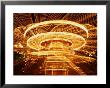 Christmas Merry-Go-Round Spinning On The Place De L'hotel De Ville, Paris, Ile-De-France, France by Martin Moos Limited Edition Pricing Art Print