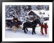 Stagecoach At Ski Tip Ranch, Co by Bob Winsett Limited Edition Print