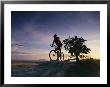 Cyclist At Sunset, Northern Arizona by David Edwards Limited Edition Print