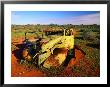 Abandoned Car On Salt Bush Plains Silverton, New South Wales, Australia by Barnett Ross Limited Edition Print