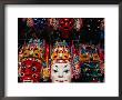 Souvenir Masks For Sale At Yonghe Gong (Lama Temple), Beijing, China by Damien Simonis Limited Edition Print