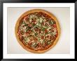 Pizza With Onions, Olives, Peppers And Pepperoni by Leslie Harris Limited Edition Pricing Art Print