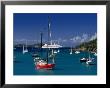 Sailing Ships And Cruise Ship In Harbour, Port Elizabeth, St. Vincent & The Grenadines by Wayne Walton Limited Edition Print