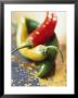 Yellow, Red And Green Chili Peppers by Joerg Lehmann Limited Edition Print