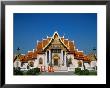 Marble Temple, Monks, Bangkok, Thailand by Steve Vidler Limited Edition Print