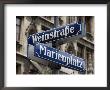 Street Signs For Marienplatz And Weinstrasse, Munich (Munchen), Bavaria (Bayern), Germany by Gary Cook Limited Edition Pricing Art Print