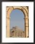 Qala'at Ibn Maan Citadel Castle Seen Through Monumental Arch, Archaelogical Ruins, Palmyra, Syria by Christian Kober Limited Edition Print