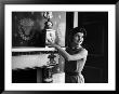 First Lady Jacqueline Kennedy Showing Off James Monroe Era Candelabrum In White House by Ed Clark Limited Edition Print