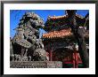Lion Statue At Lama Temple Bejing, China by Glenn Beanland Limited Edition Print