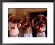 Folk Musicians At Los Aleros Theme Park, Merida, Venezuela by Krzysztof Dydynski Limited Edition Print