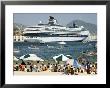 Acapulco Beach With Cruise Ship In Port, Acapulco, Guerrero, Mexico by Mark Newman Limited Edition Print