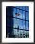 Buildings And Flag Reflected In Window, Boston, Massachusetts, Usa by Jon Davison Limited Edition Print
