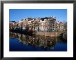 Buildings Along Keizersgracht Reflected In Canal, Southern Canal Belt, Amsterdam, Netherlands by Martin Moos Limited Edition Print