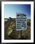 A Roadside Sign Welcomes Visitors To Glendambo Where Flies Abound by Jason Edwards Limited Edition Print