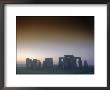 Standing Stone Circle At Sunrise, Stonehenge, Wiltshire, England, Uk, Europe by Dominic Webster Limited Edition Print