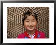 Young Girl Wearing A Straw Hat, Yangtze River, Less Three Gorges, China by Keren Su Limited Edition Print