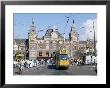 Tram And Central Station, Amsterdam, Holland by Michael Short Limited Edition Print