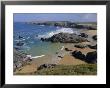 Donnant Beach, Belle Ile En Mer Island, Brittany, France, Europe by Guy Thouvenin Limited Edition Print