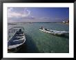 Boats, Playa Norte, Isla Mujeres, Mexico by Walter Bibikow Limited Edition Print