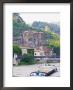 Chateau De Tournon, River Rhone And Pedestrian Bridge M Seguin, Tournon-Sur-Rhone, Ardeche, France by Per Karlsson Limited Edition Pricing Art Print