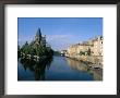 Banks Of The Moselle River, Old Town, Metz, Moselle, Lorraine, France by Bruno Barbier Limited Edition Print