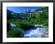 The River Ara And Mondarruego In The Pyrenees, Torla, Aragon, Spain by David Tomlinson Limited Edition Print