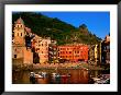 Harbour With Fishing Boats, Vernazza, Cinque Terre, Liguria, Italy by John Elk Iii Limited Edition Print