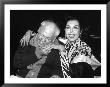 Mickey Rooney Inspecting Ann Miller's Diamond Ring At Party For Broadway Show Sugar Babies by David Mcgough Limited Edition Print