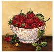 Bowl Of Strawberries by Suzanne Etienne Limited Edition Pricing Art Print