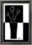 Minimalist Flower In Vase Ii by Jennifer Goldberger Limited Edition Pricing Art Print