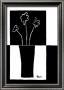 Minimalist Flower In Vase Ii by Jennifer Goldberger Limited Edition Print