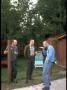 Astronauts Michael Collins, Neil Armstrong And Buzz Aldrin Relaxing In Suburban Backyard by Ralph Morse Limited Edition Print
