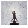 Silhouette Of A Toy Couple Dancing by Images Monsoon Limited Edition Print