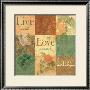Shabby Chic Nine Patch: Live Laugh Love by Grace Pullen Limited Edition Print
