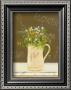 White And Yellow Flowers In Pitcher by Lucciano Simone Limited Edition Pricing Art Print