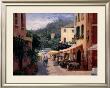 Al Fresco In Portofino by George W. Bates Limited Edition Print