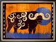 Woodblock Buffalo by Benjamin Bay Limited Edition Pricing Art Print