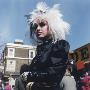 Girl Punk With White Wig In Camden, London by Shirley Baker Limited Edition Print